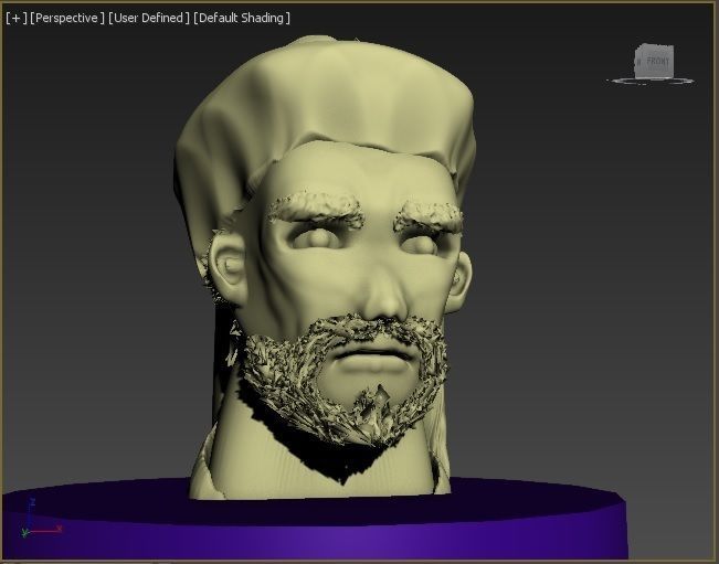 Arabian head 3D model_1