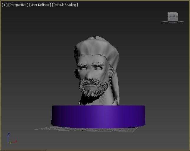 Arabian head 3D model_4