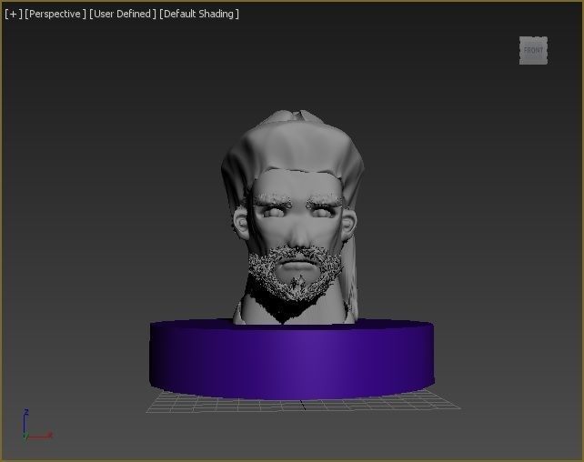 Arabian head 3D model_2