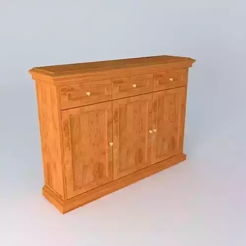 Case wooden sideboard