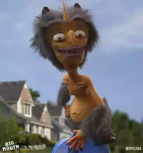 Big Mouth Puberty Monster 3D model