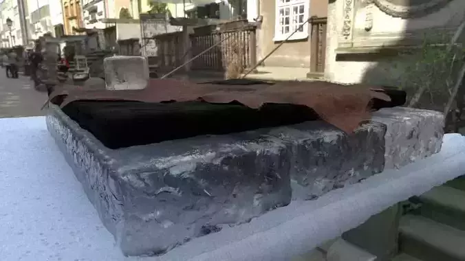 ICE SET piece of leather 3D model