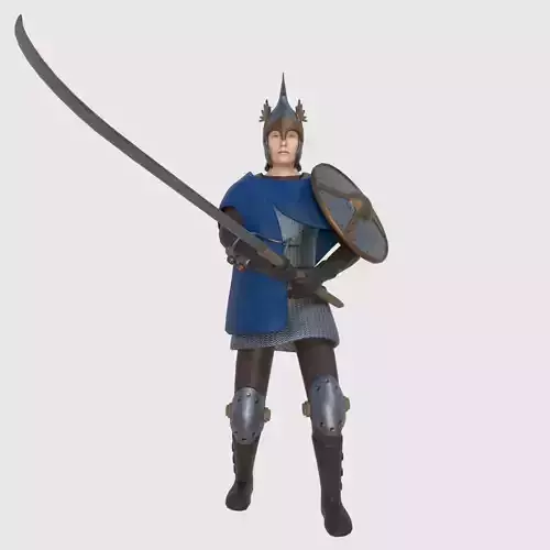 Fantasy Steampunk Falxman