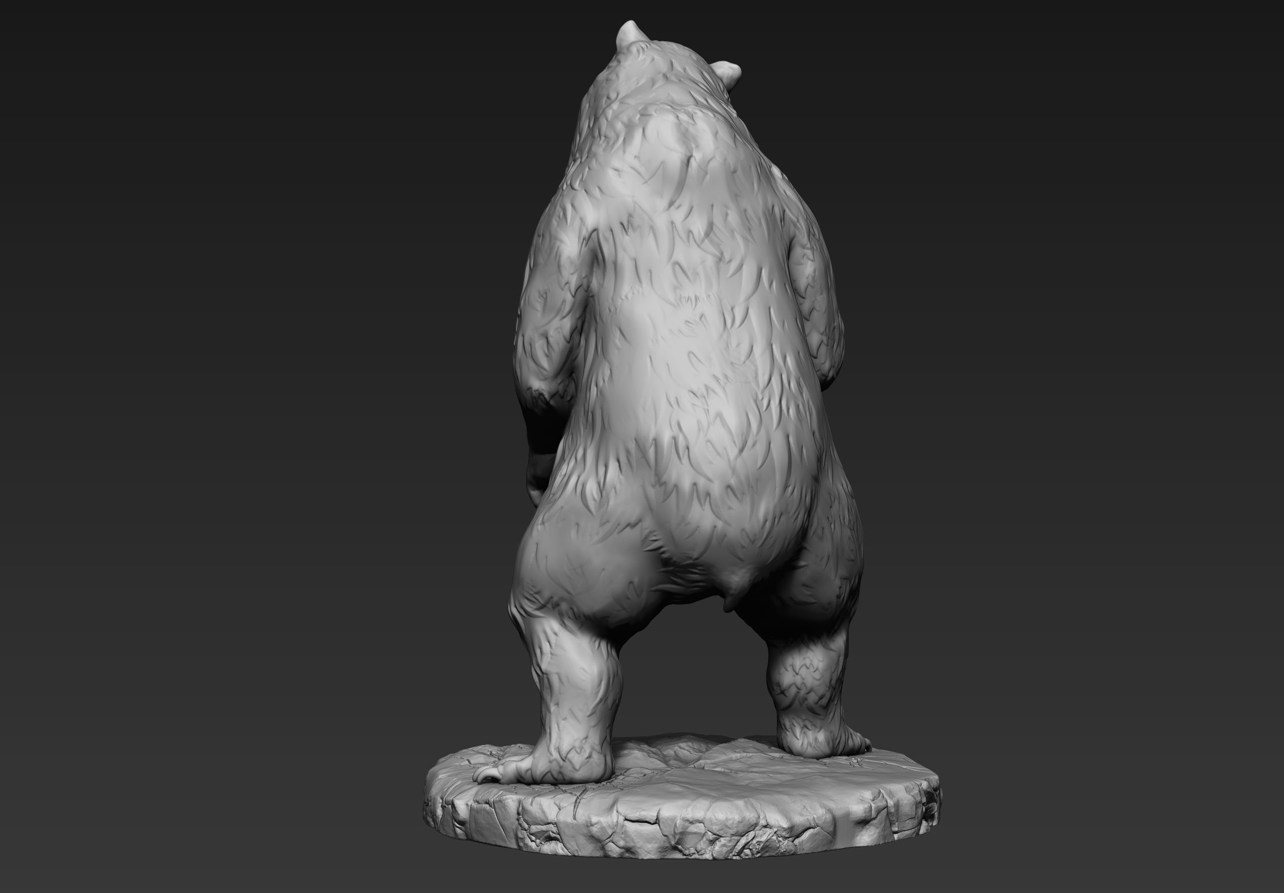 Zbrush Bear 3D model_2