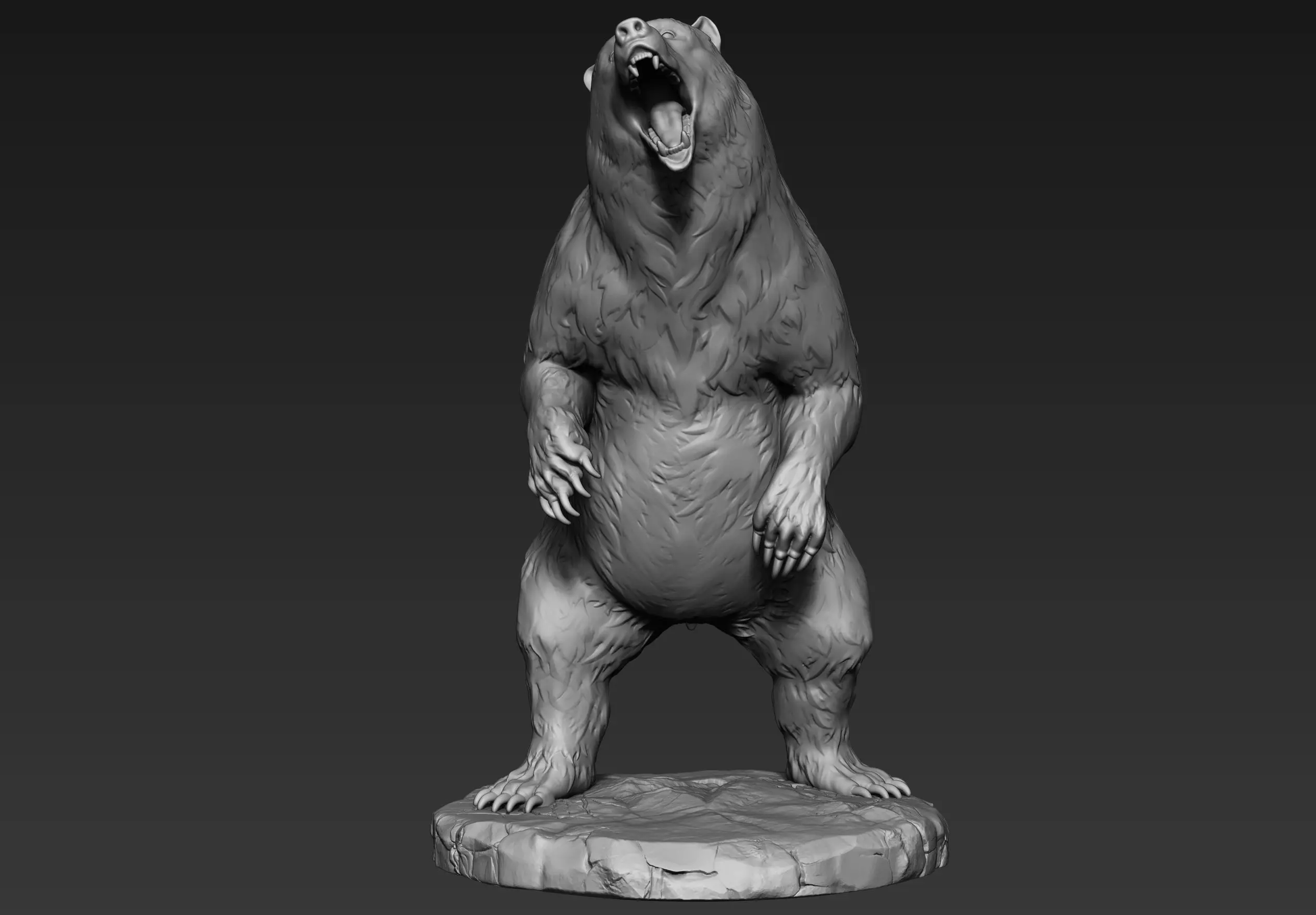 Zbrush Bear 3D model_0