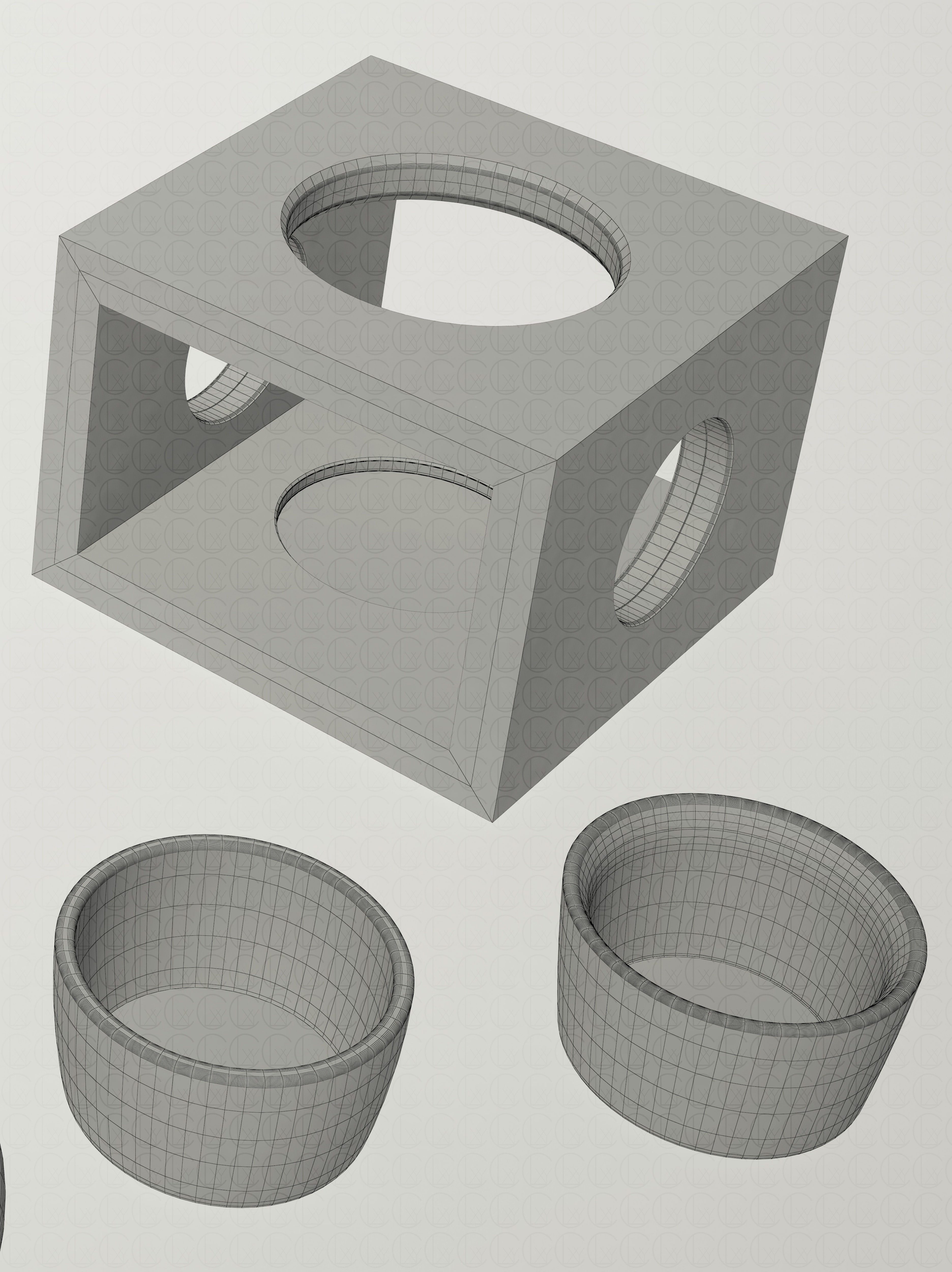 OIL BURNER DIFFUSERS 3D Model Collection_26