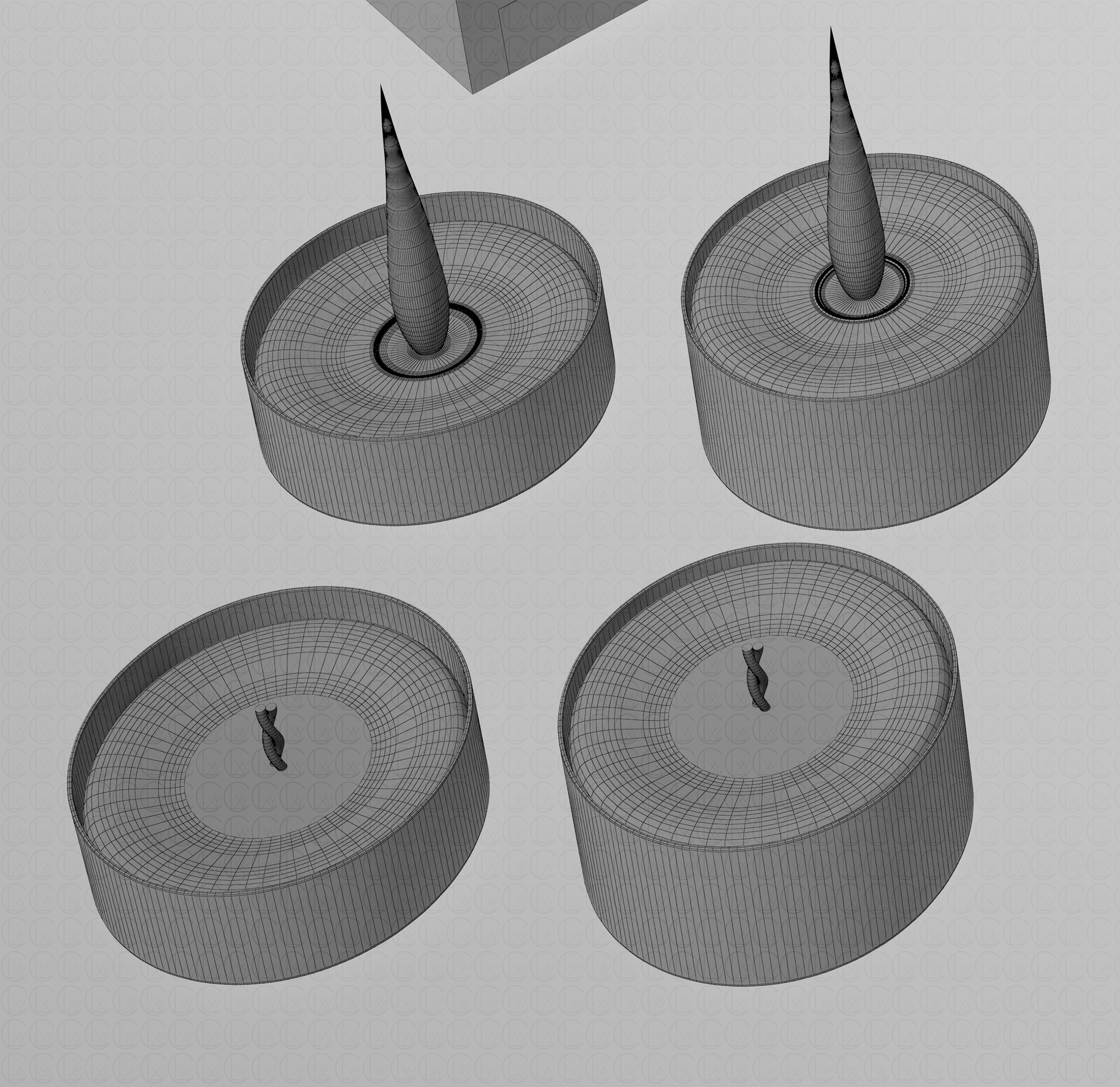 OIL BURNER DIFFUSERS 3D Model Collection_56