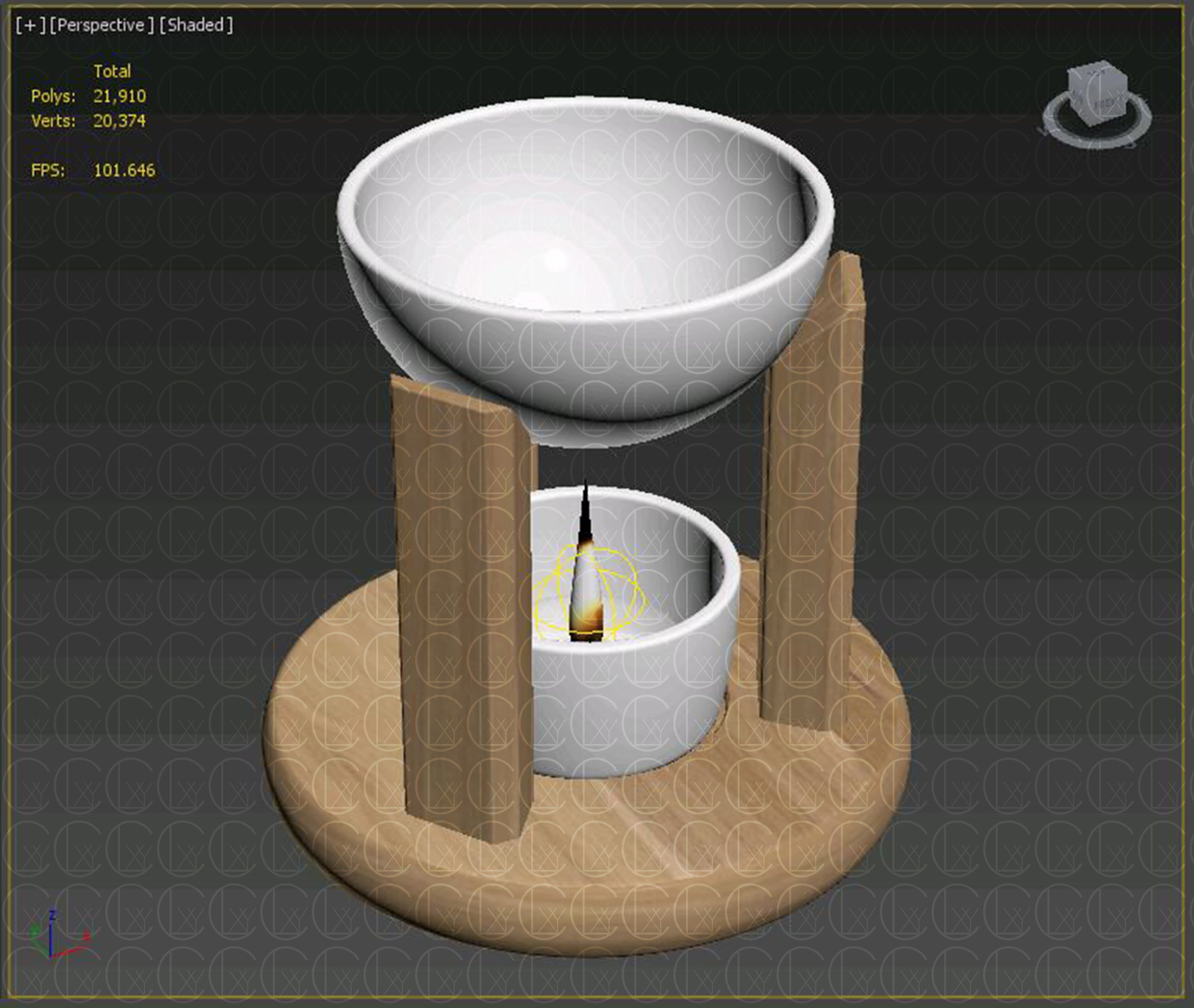 OIL BURNER DIFFUSERS 3D Model Collection_42