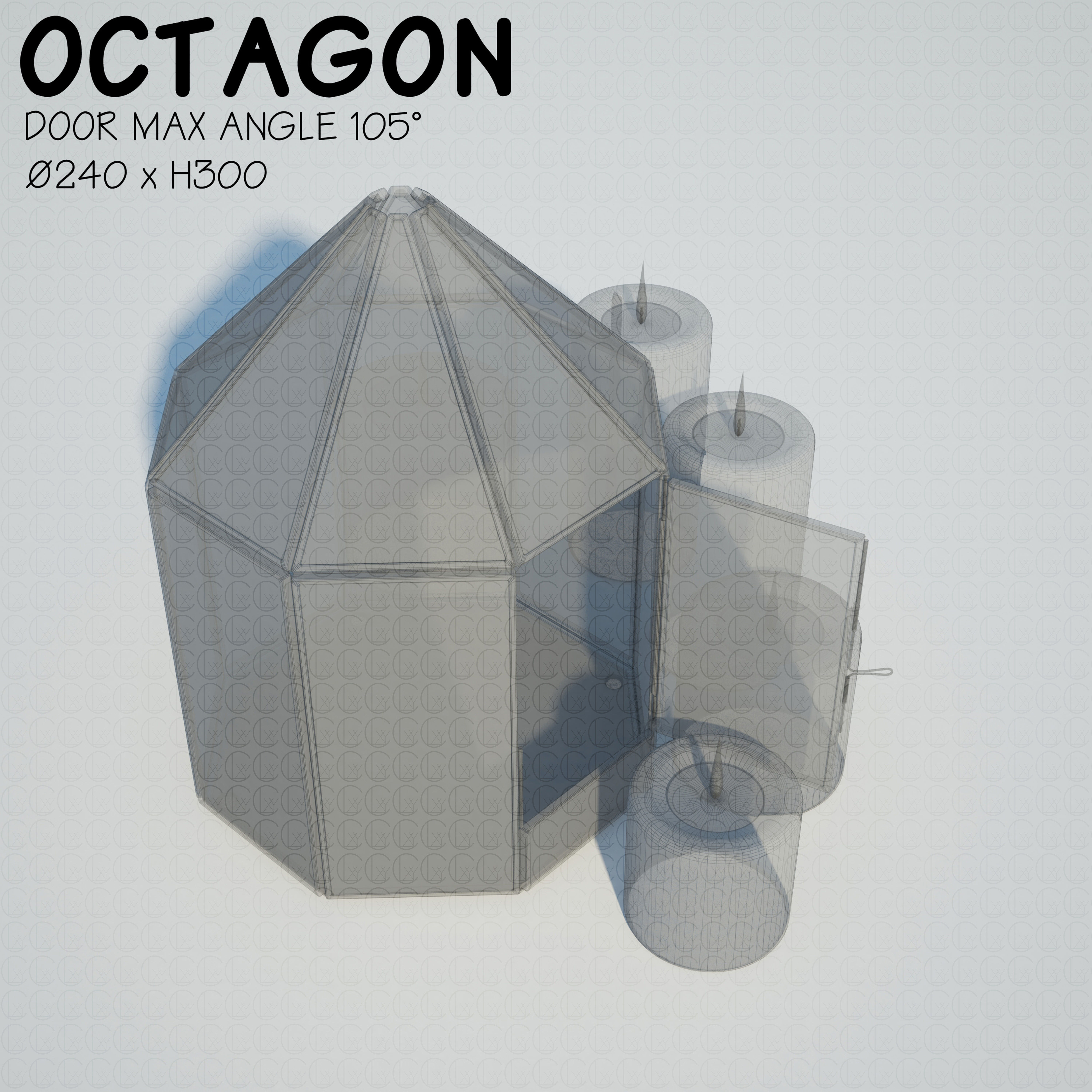 LANTERNS and CANDLE HOLDERS 3D Model Collection_25