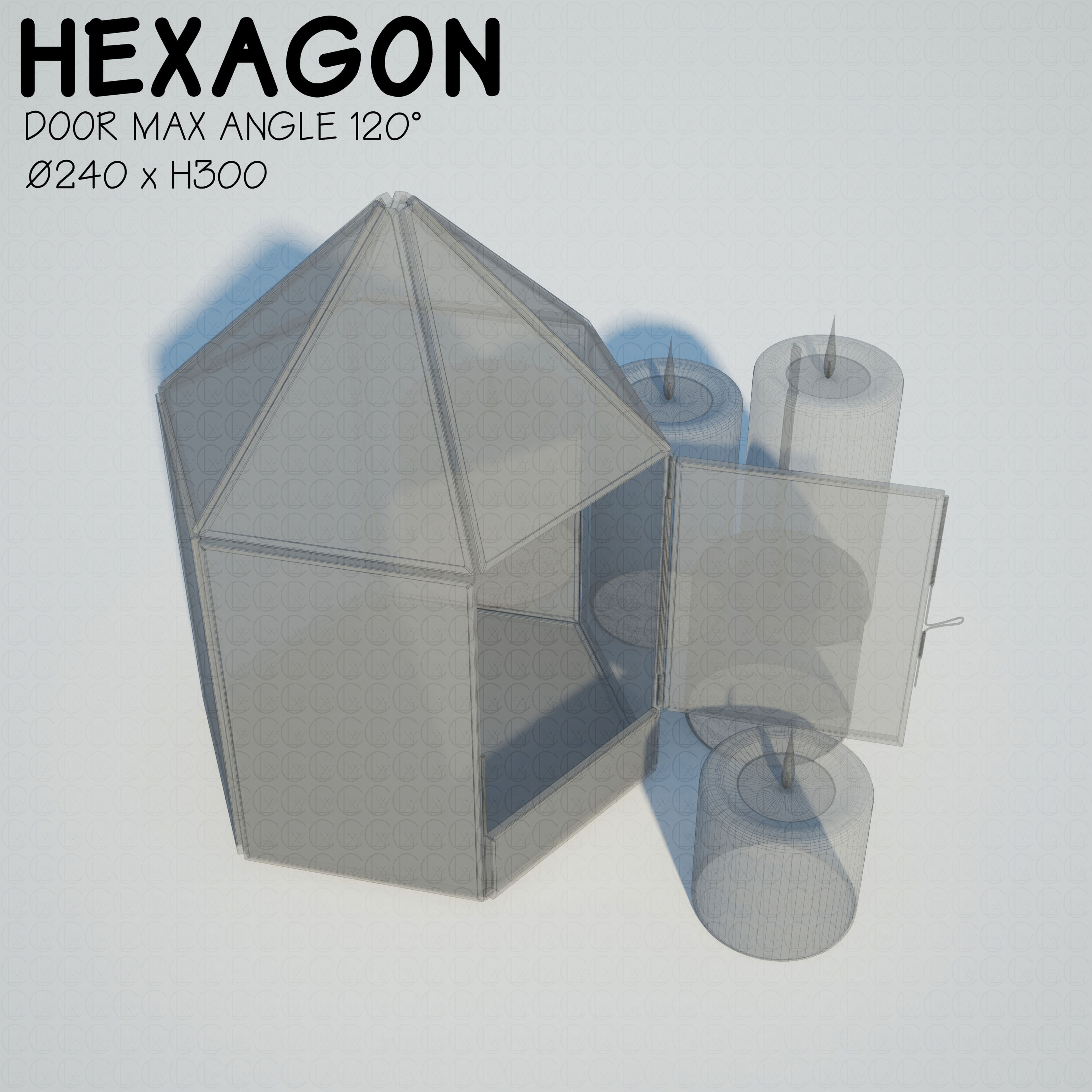 LANTERNS and CANDLE HOLDERS 3D Model Collection_22