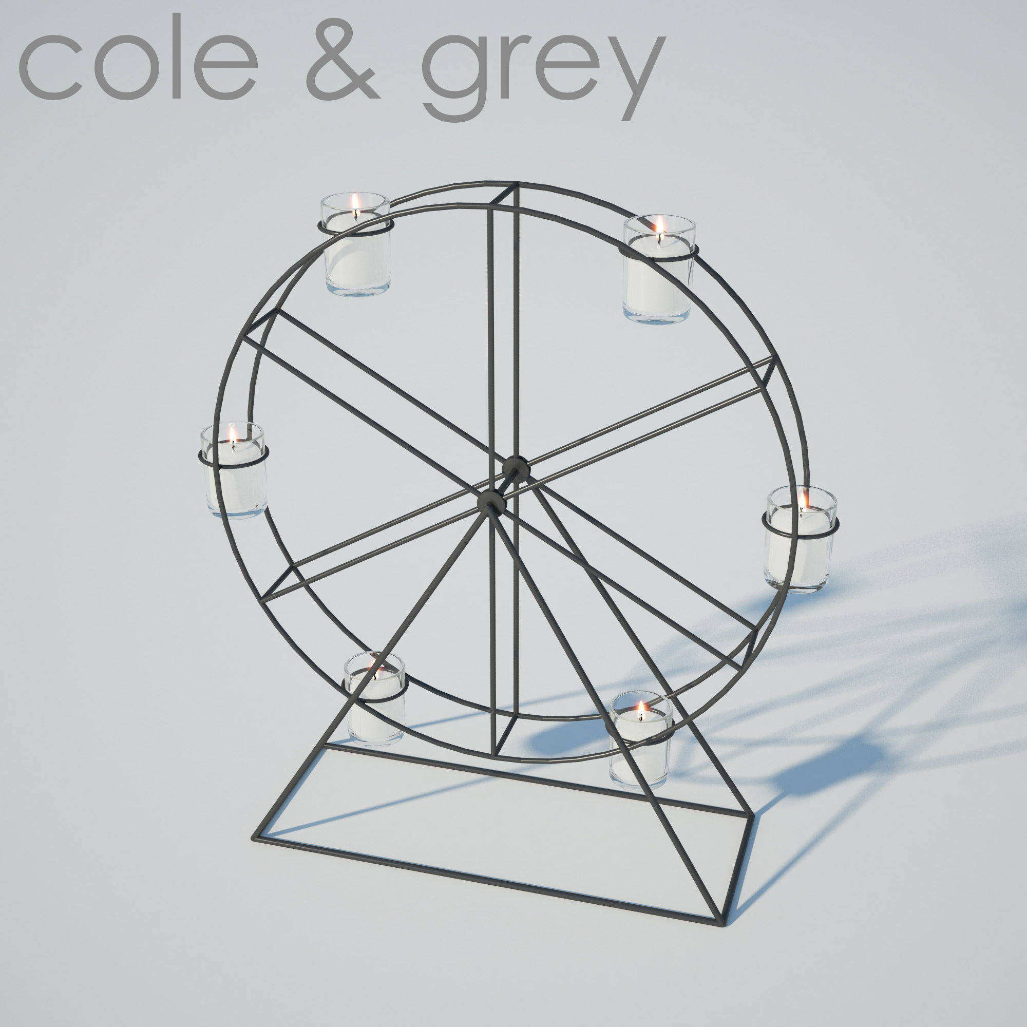 LANTERNS and CANDLE HOLDERS 3D Model Collection_6