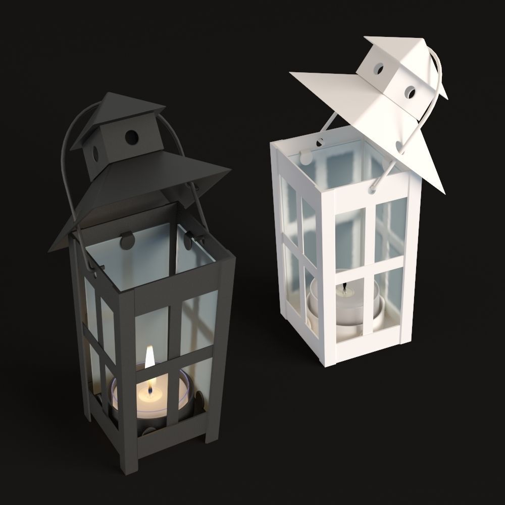 LANTERNS and CANDLE HOLDERS 3D Model Collection_36