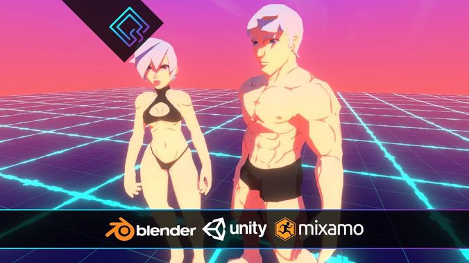 Stylized Characters Pack Low-poly 3D model