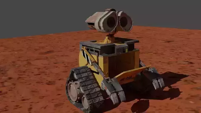 WAll-E wall e robot on desert