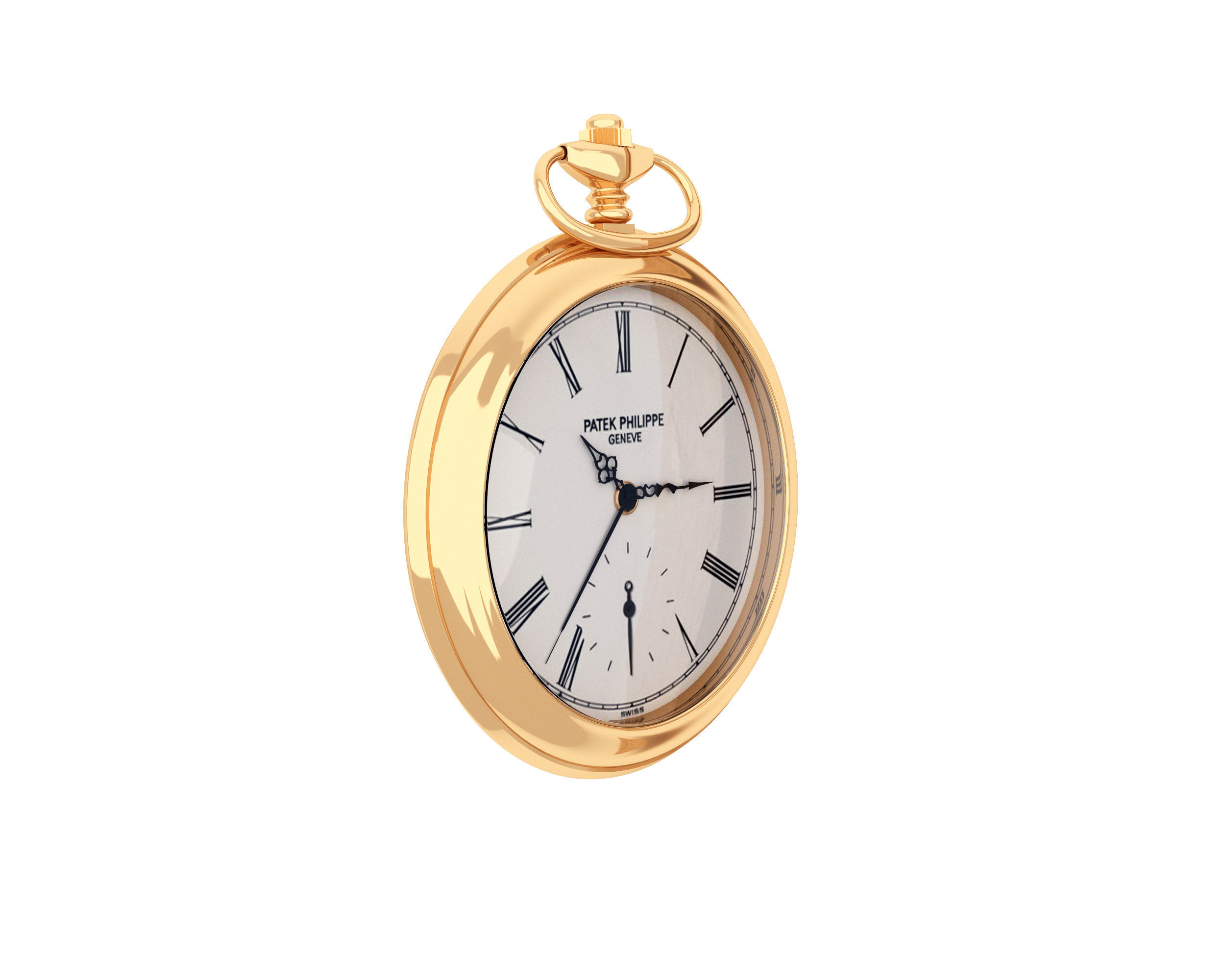 Pocket watch 3D model_5