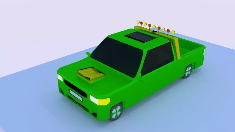 Pick up truck 3D model