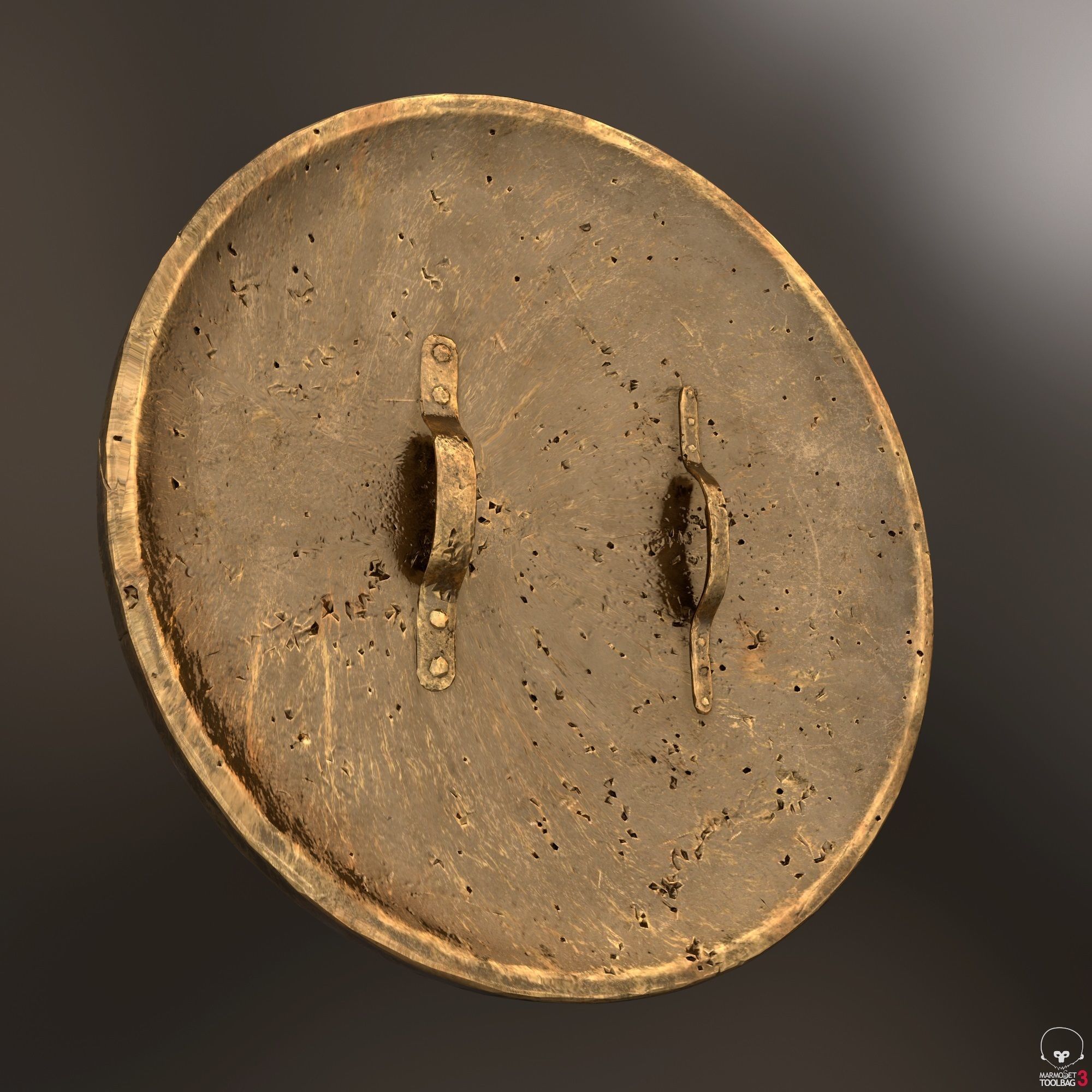 set of armor greek warrior 3D model_15