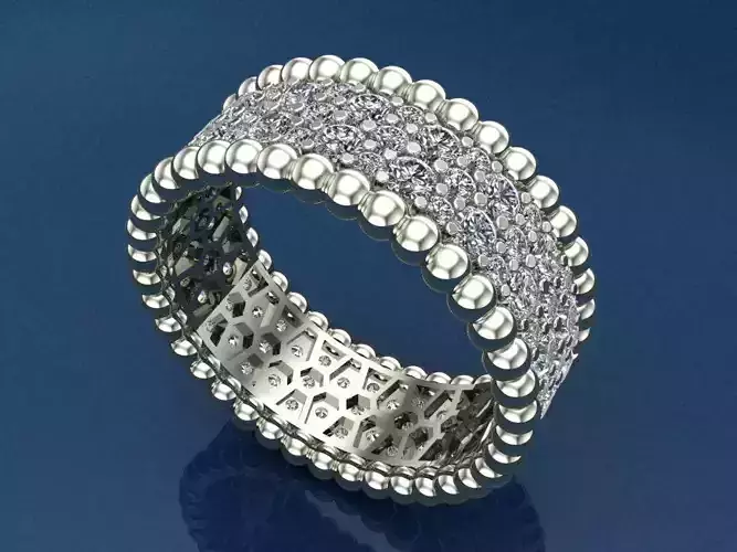 Ring with diamonds 3