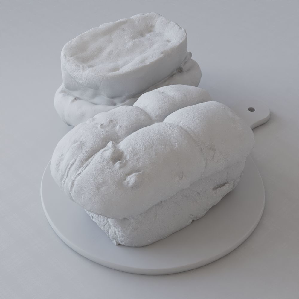 Bread scan 3 3D model_2
