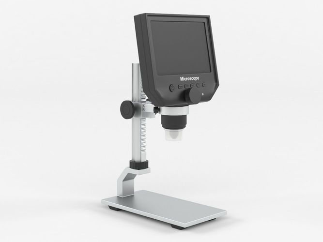 Portable LCD Digital Microscope 3D model