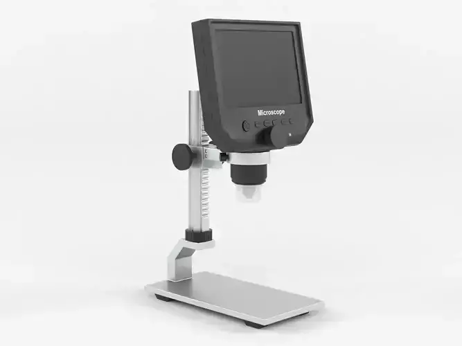 Portable LCD Digital Microscope 3D model