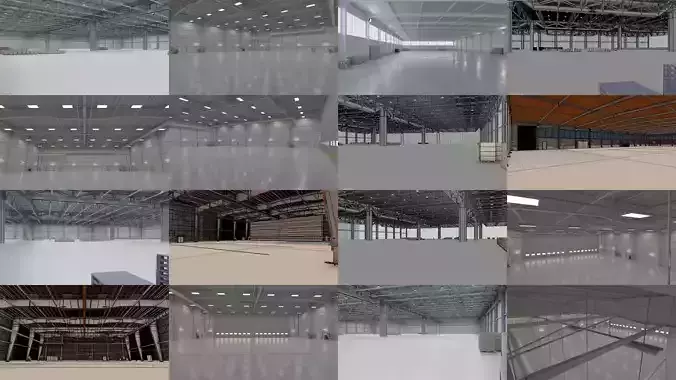 TOP 3 - Industrial Interiors - Bestsellers 2019 3D Model Collection