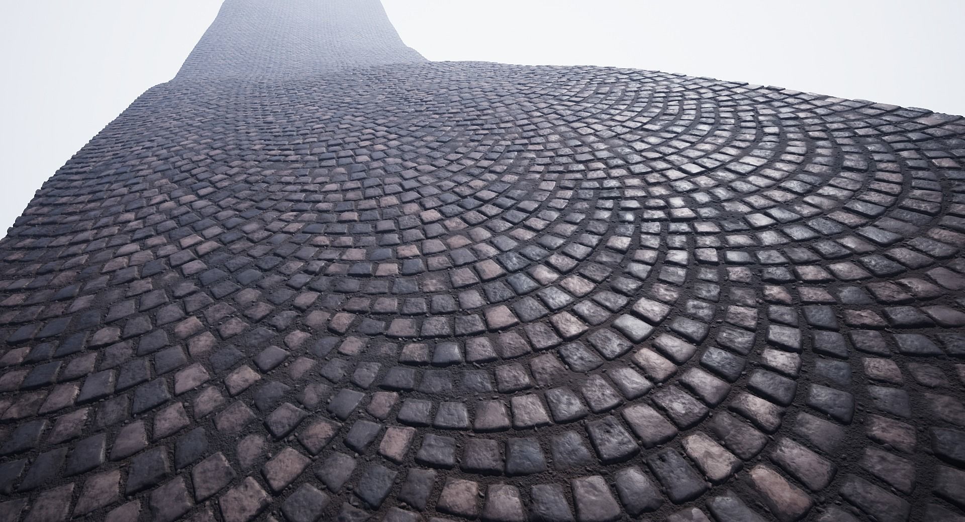 Procedural cobblestone material Low-poly 3D model_20