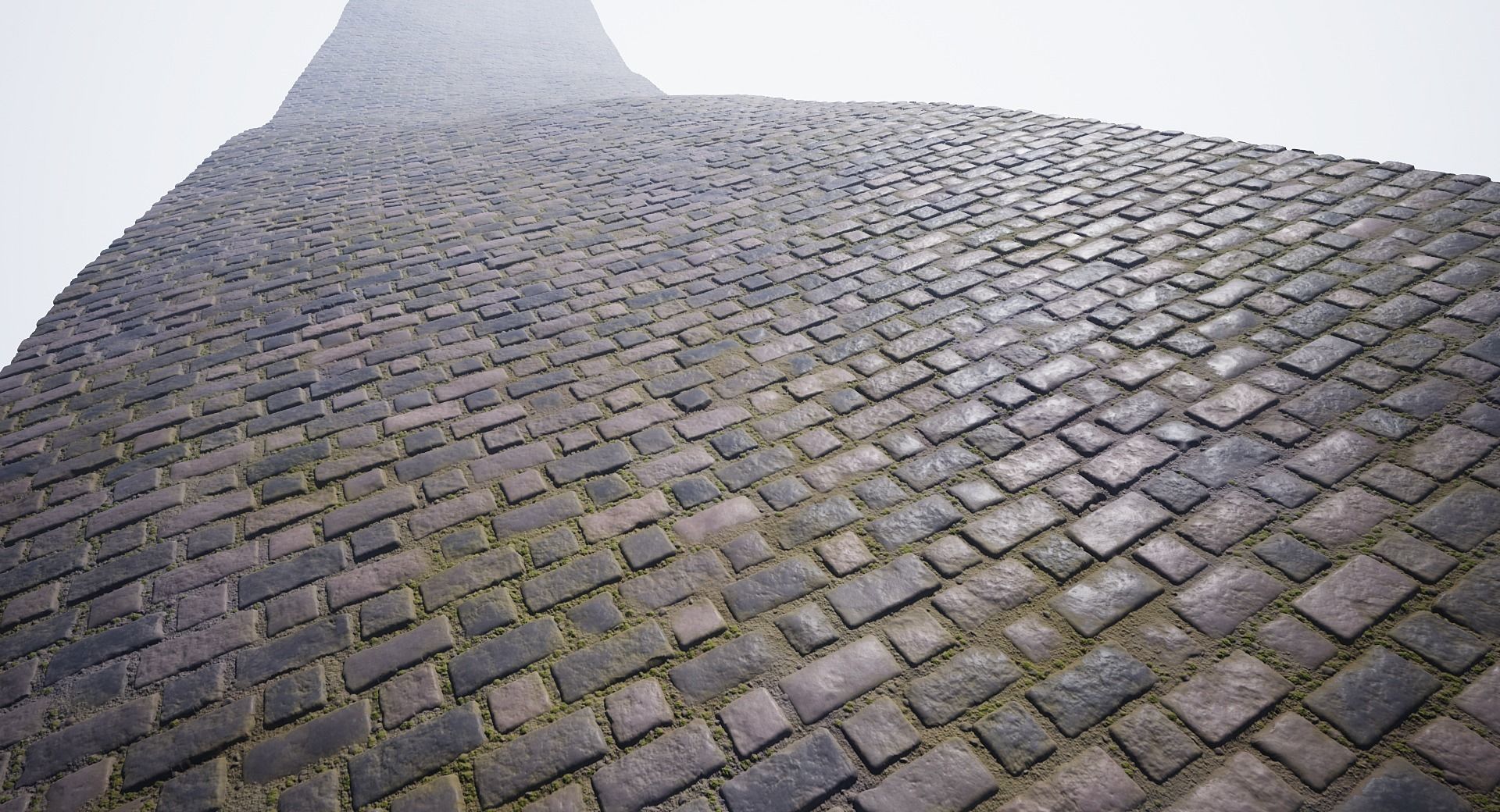 Procedural cobblestone material Low-poly 3D model_8