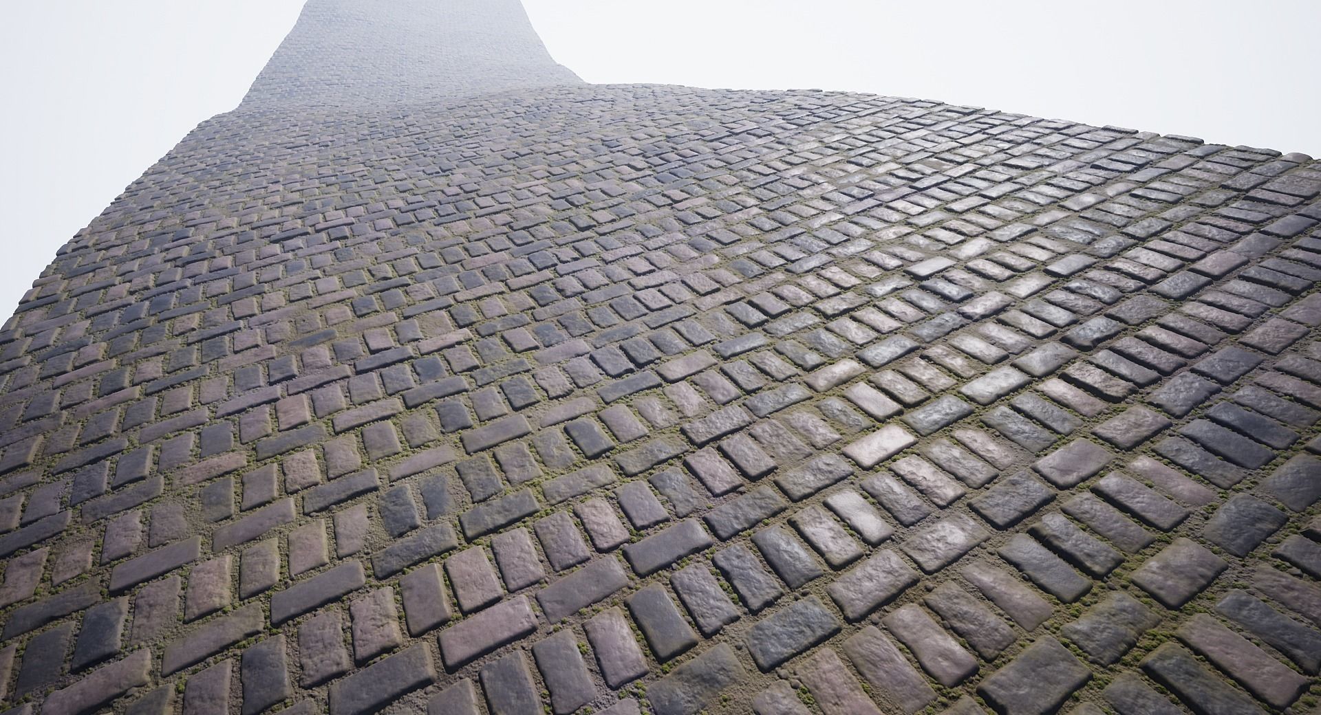 Procedural cobblestone material Low-poly 3D model_14