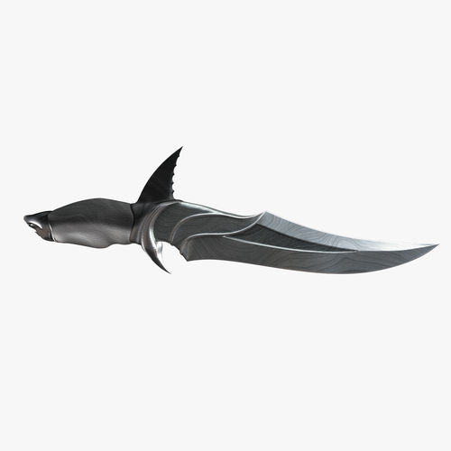 Souvenir hunting knife 3D model