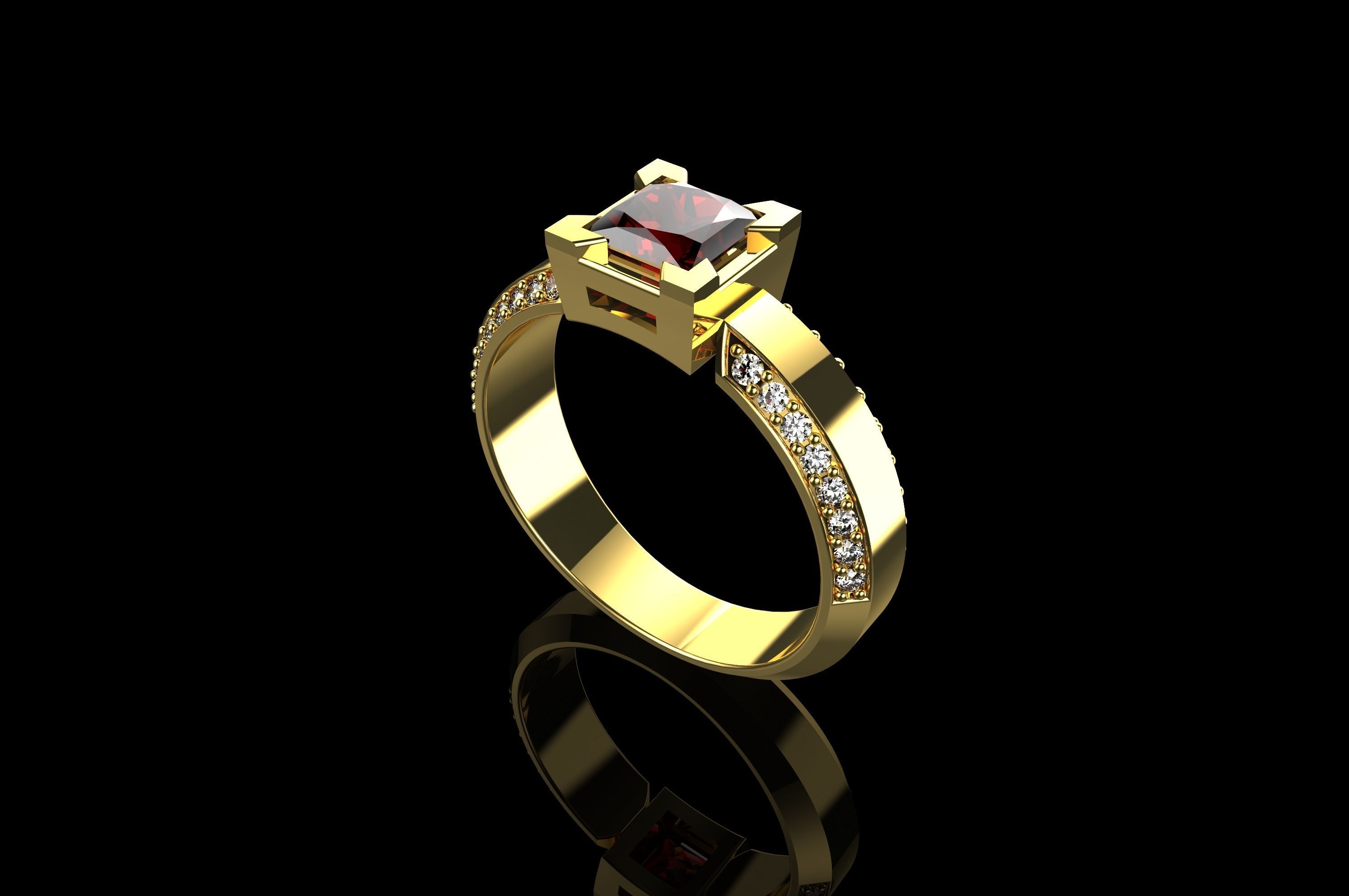 Gold N501 3D print model_2