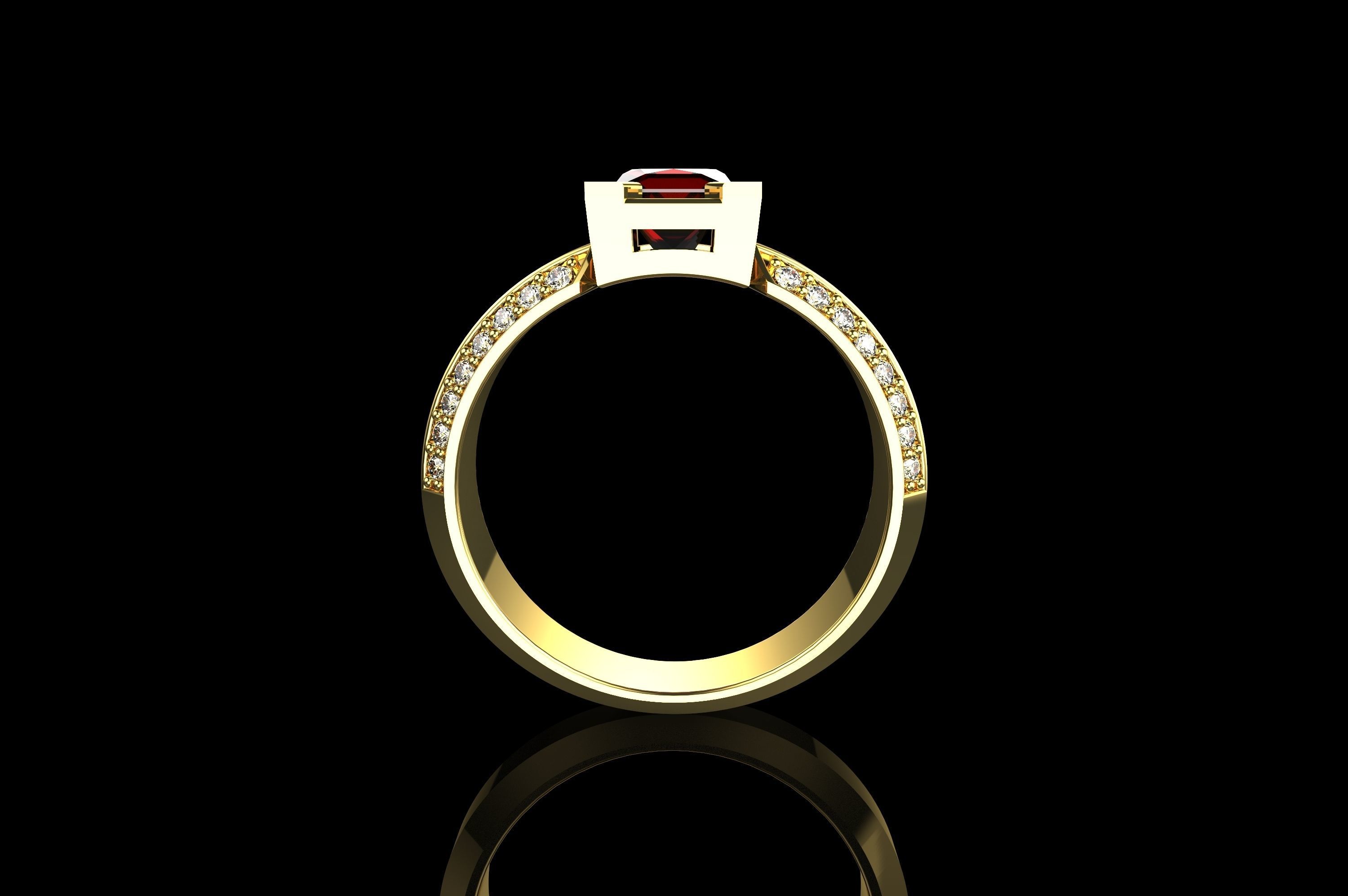 Gold N501 3D print model_4