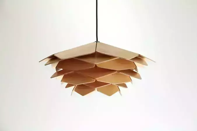 LASER CUT PARAMETRIC BEAUTIFUL LAMP 3D print model