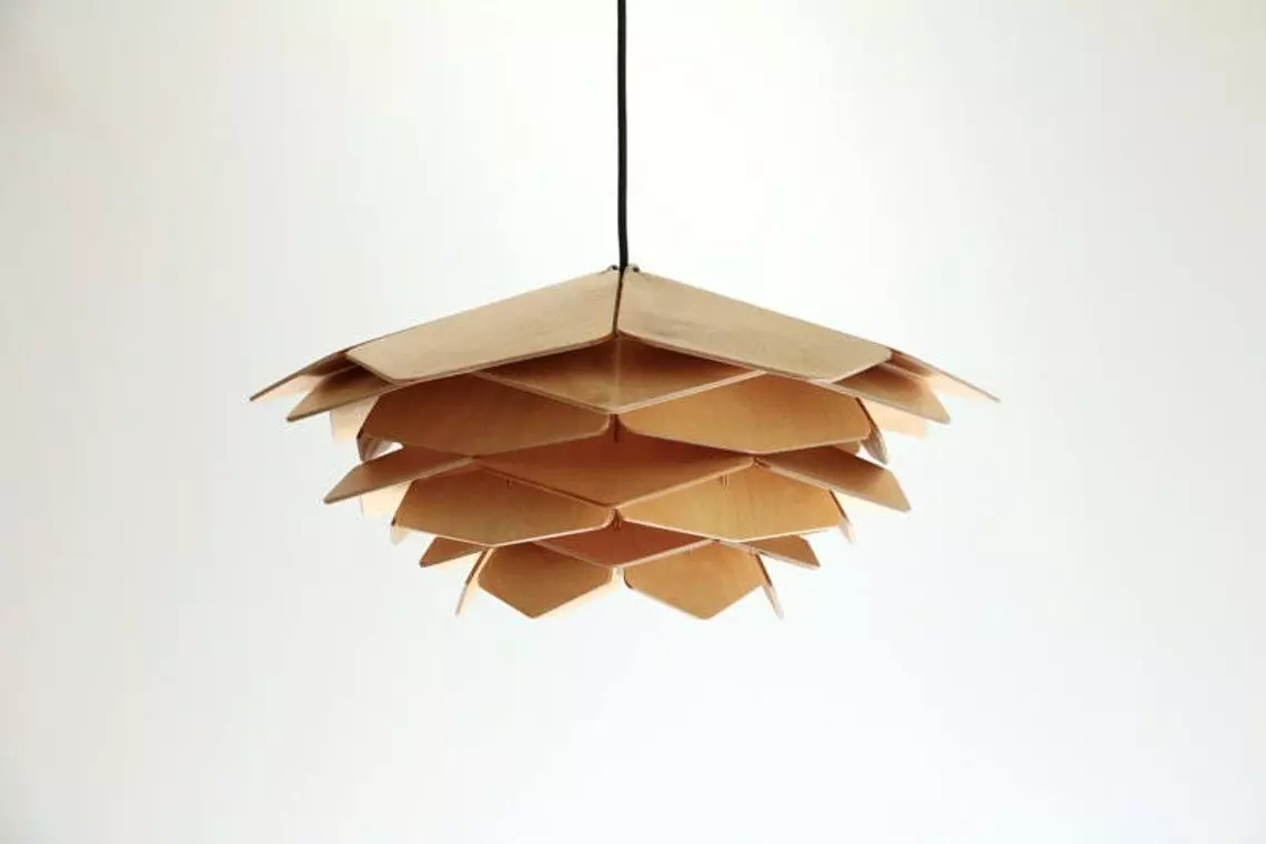 LASER CUT PARAMETRIC BEAUTIFUL LAMP 3D print model_0