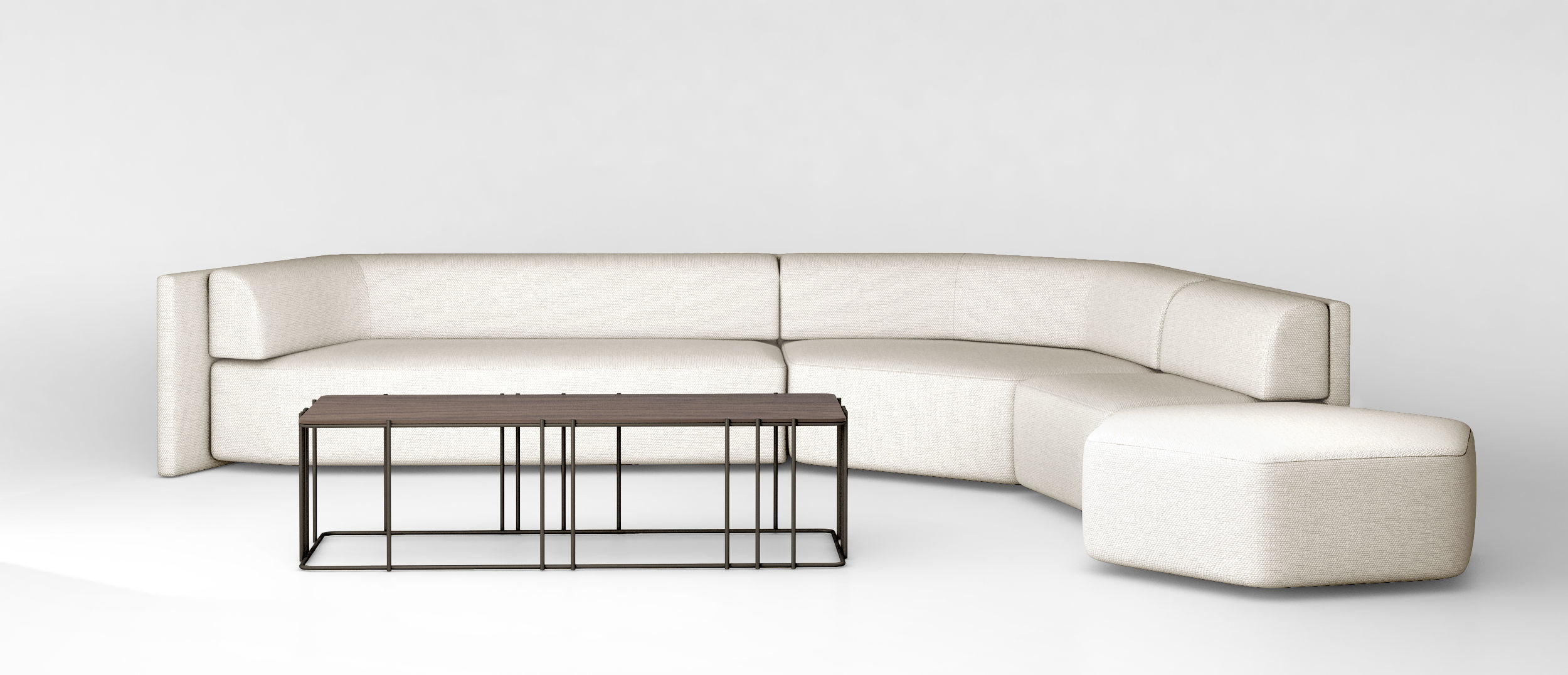 Christophe Delcourt Eko sofa and Ato table 3D model_1