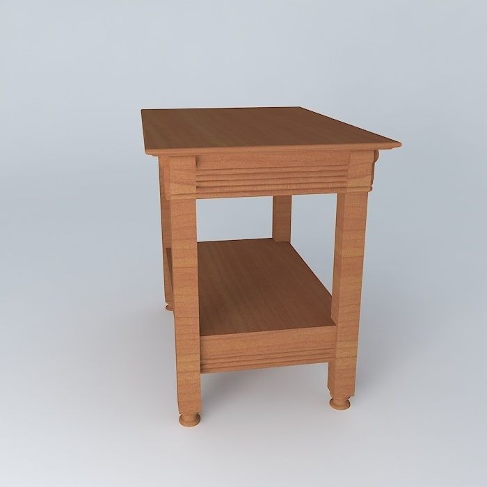 Tea Table Free 3D model_2