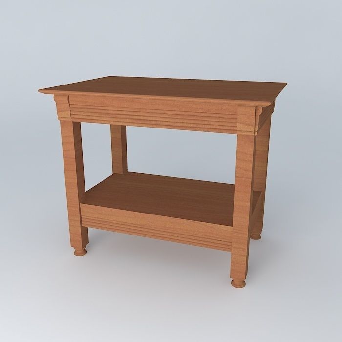 Tea Table Free 3D model_1