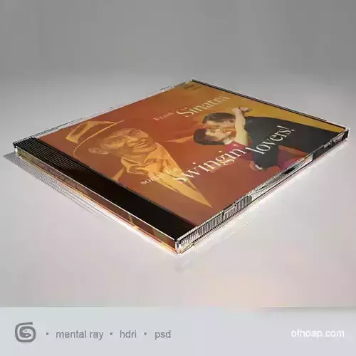 CD  Jewel Case and CD Disc 3D model