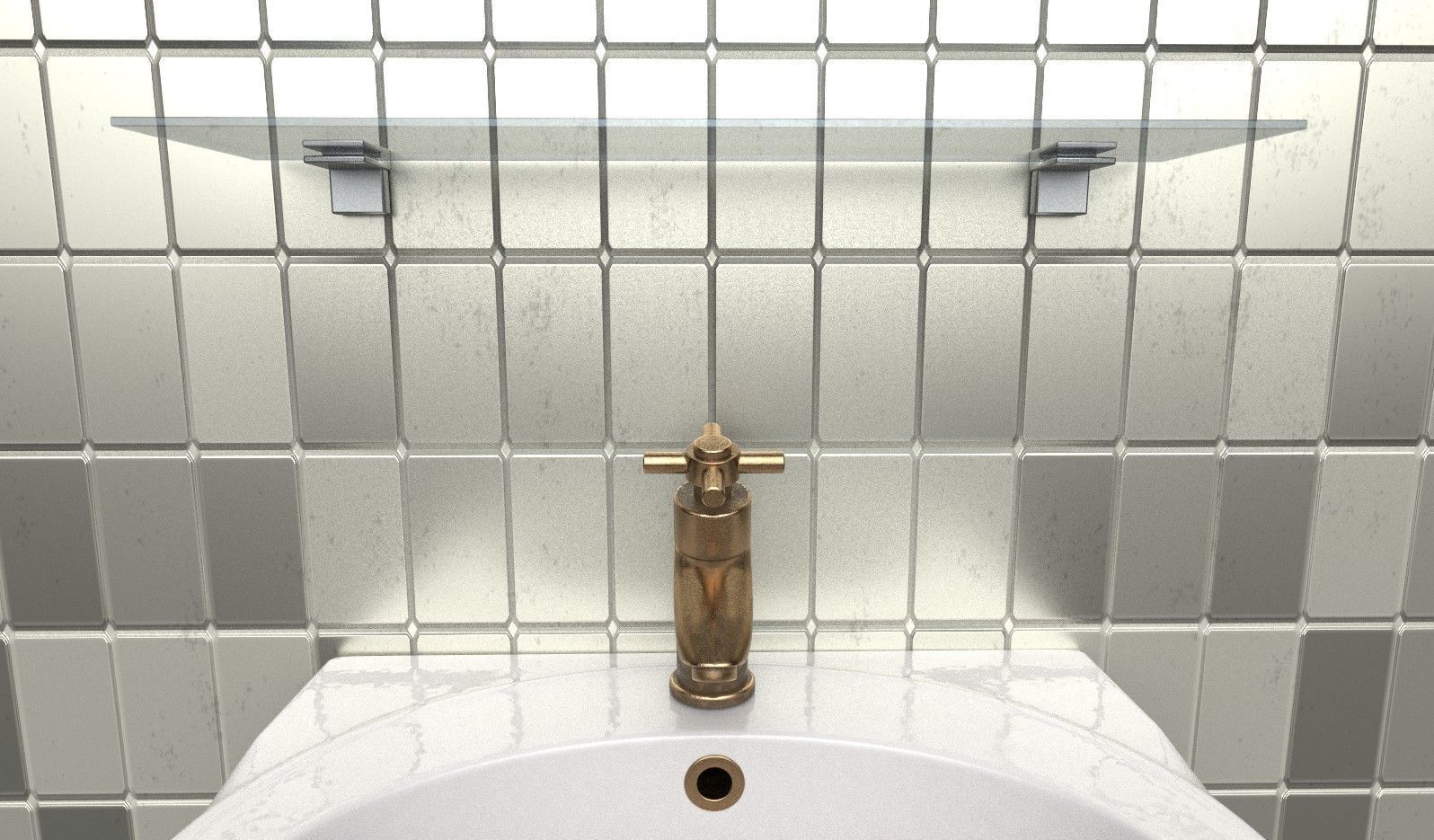 Bathroom 3D model_5