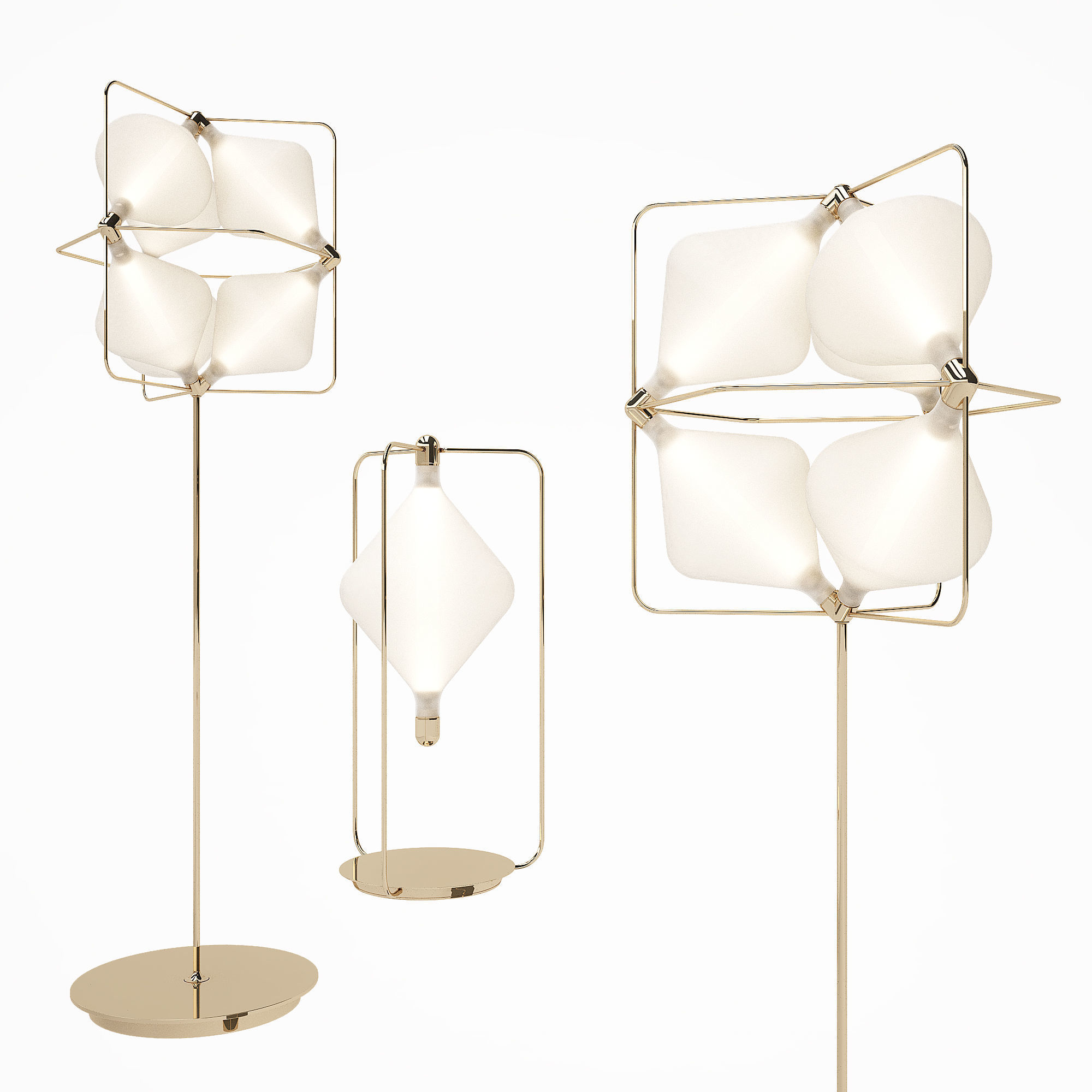 Lasvit - Clover Lamp 3D model_2