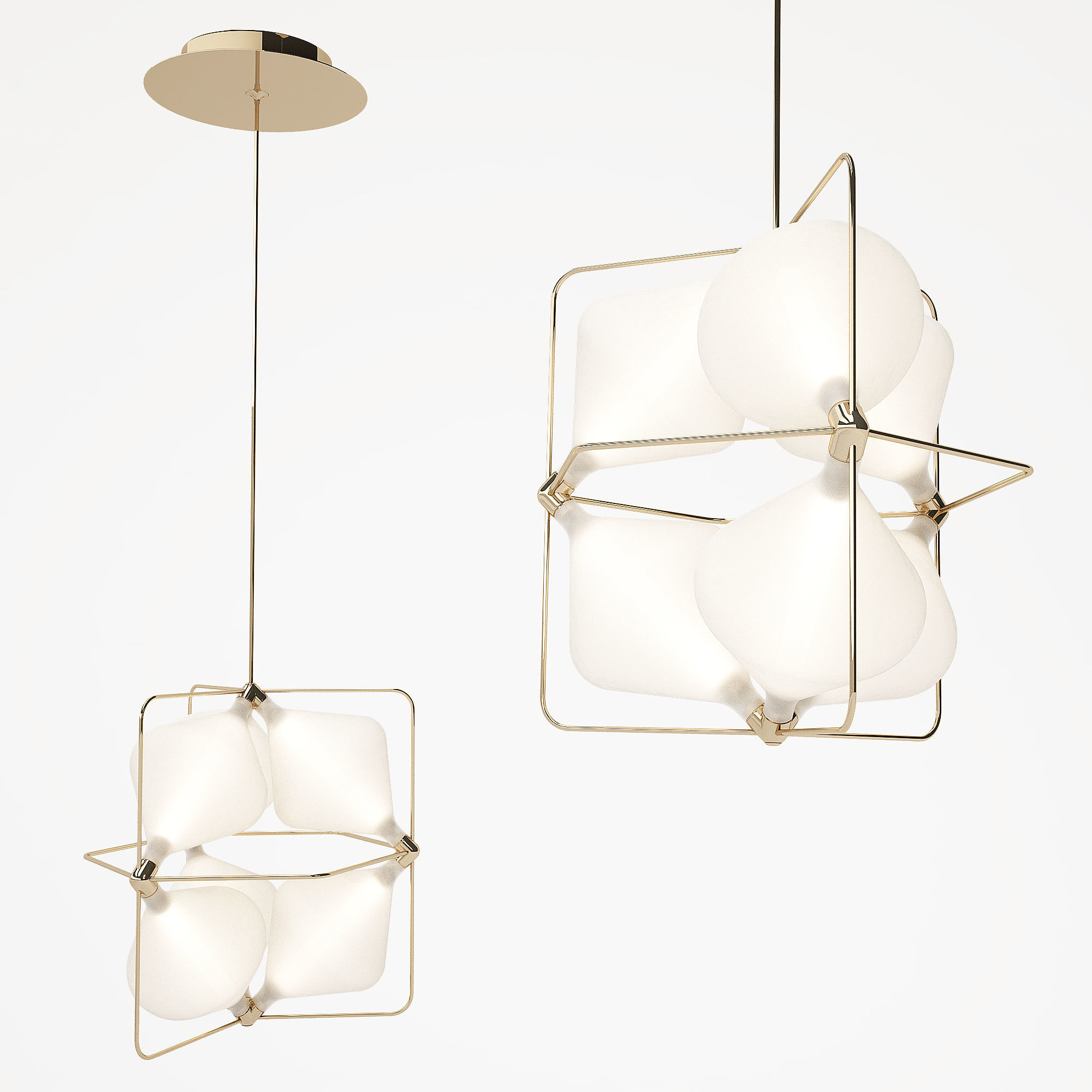 Lasvit - Clover Lamp 3D model_3
