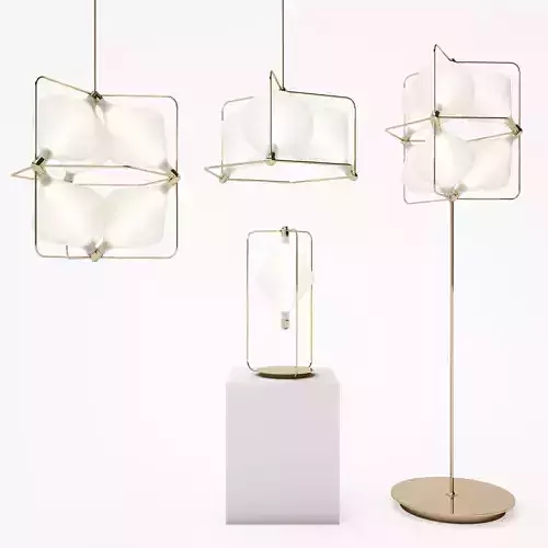 Lasvit - Clover Lamp 3D model Lasvit - Clover Lamp 3D model