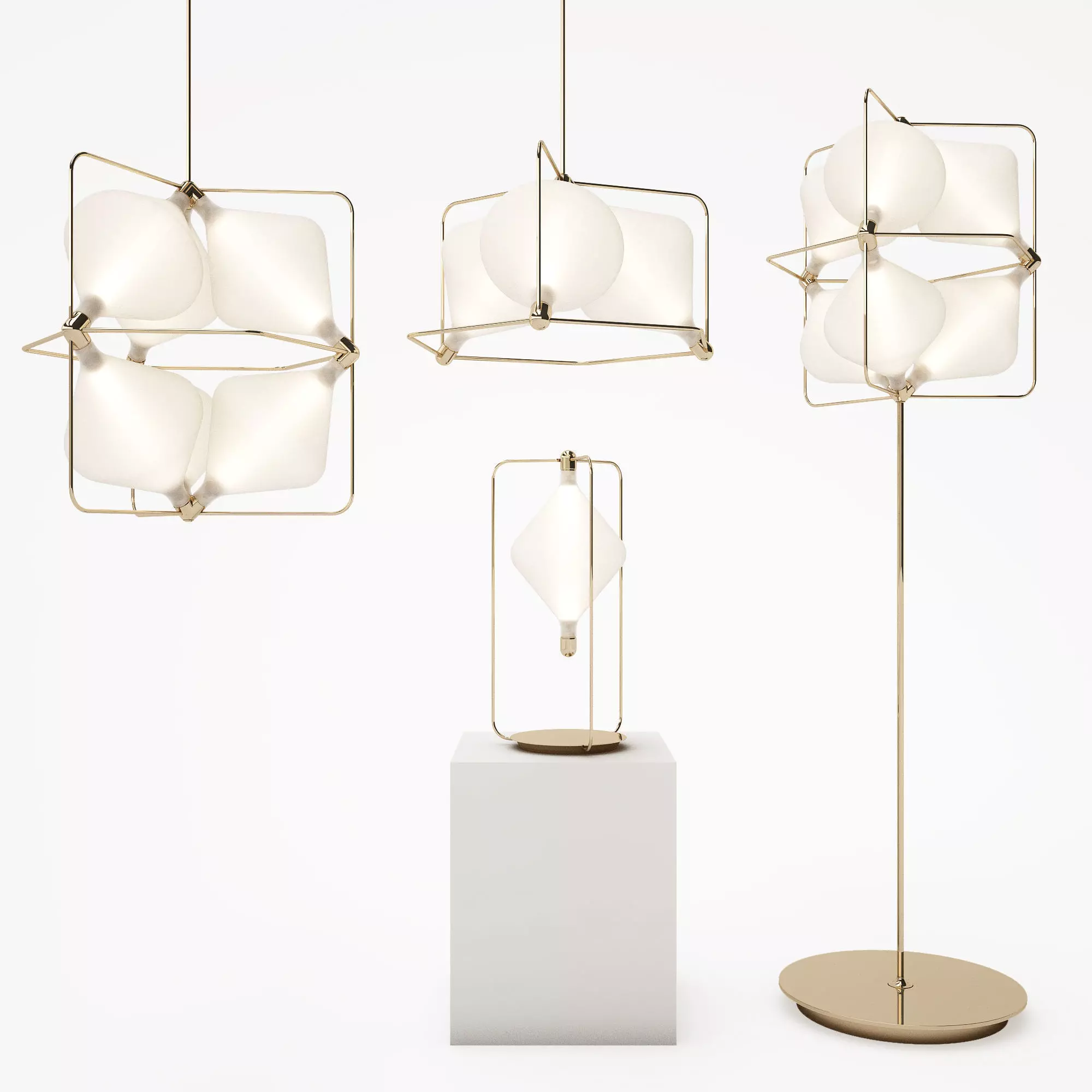 Lasvit - Clover Lamp 3D model_0