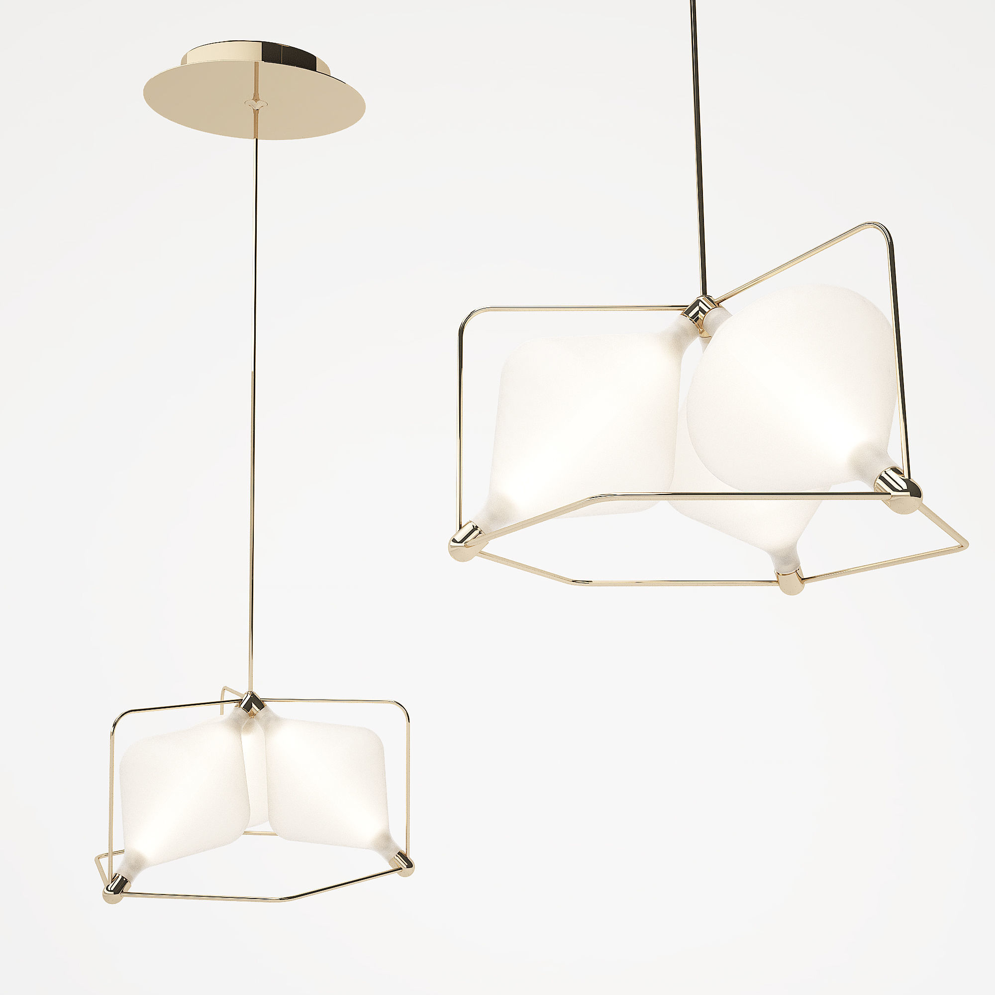 Lasvit - Clover Lamp 3D model_4