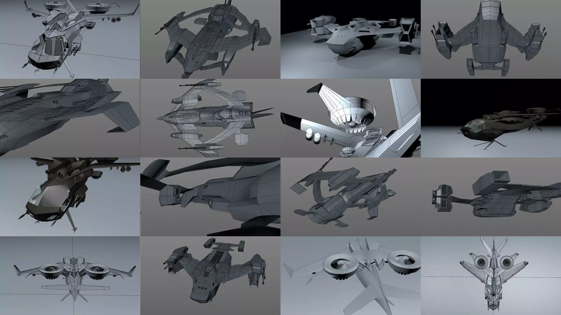 Yeti fleet  3D Model Collection_0