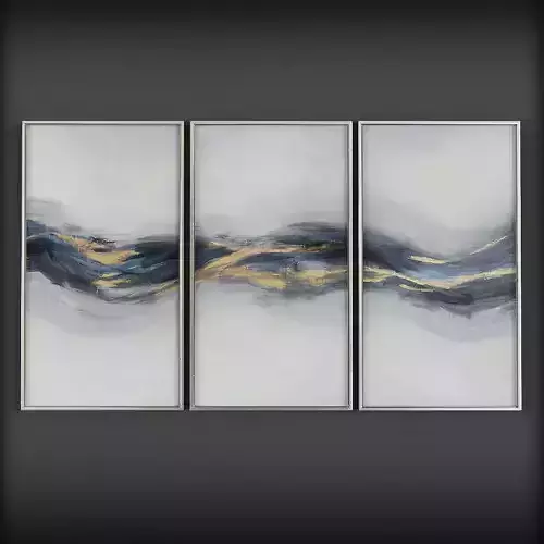 Picture Frames Low-poly 3D model