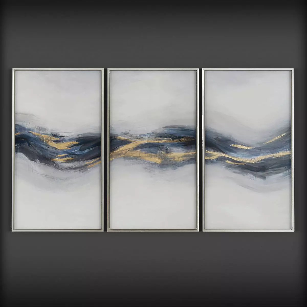 Picture Frames Low-poly 3D model_0