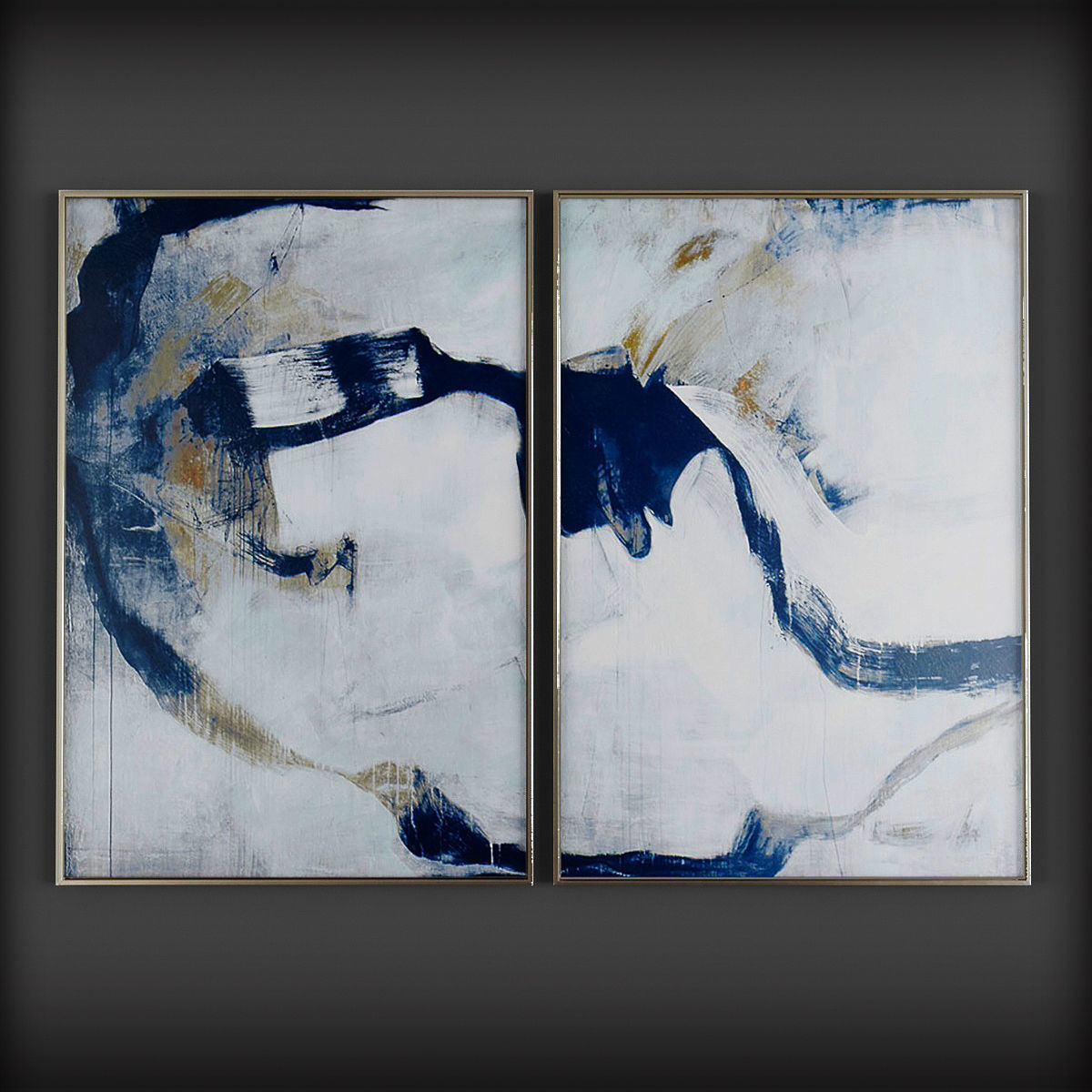 Picture Frames Low-poly 3D model_2