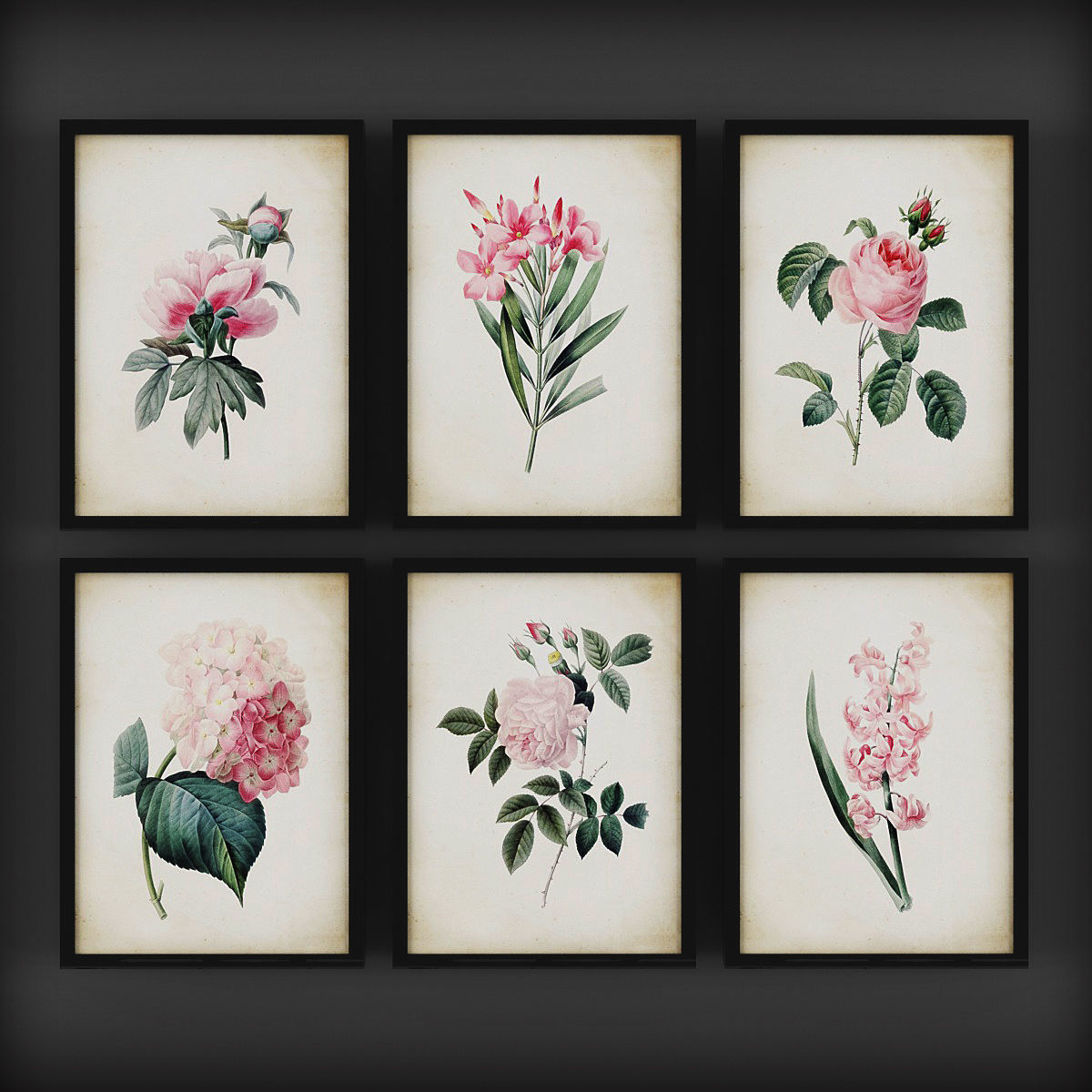 Picture Frames Low-poly 3D model_1