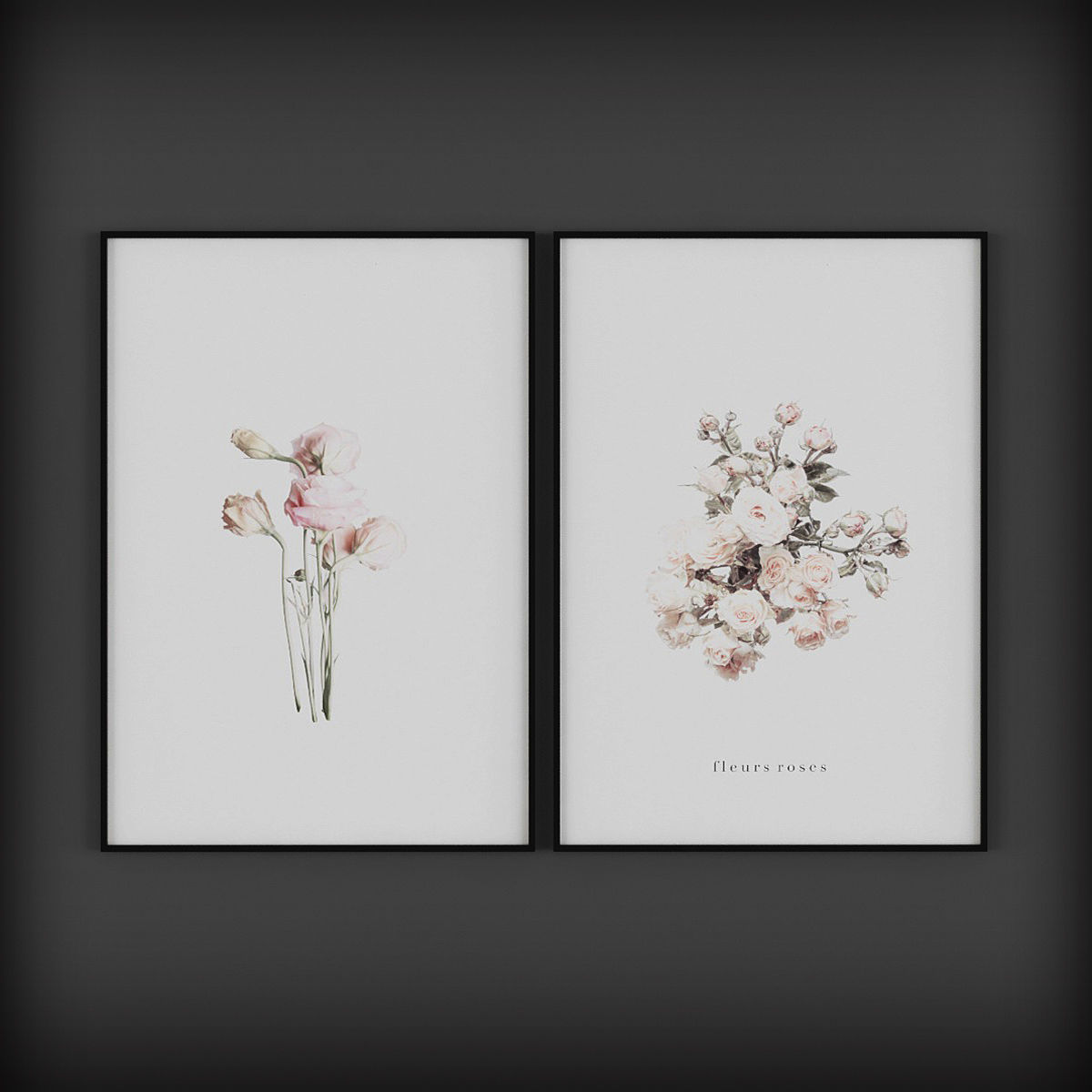 Picture Frames Low-poly 3D model_1